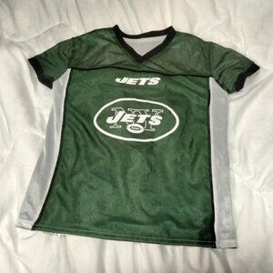 New York Jets Youth Medium (M) NFL Flag Football Reversible Jersey